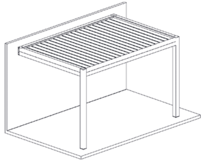 pergola-bioclimatique-adossee-mur-lames-perpendiculaires